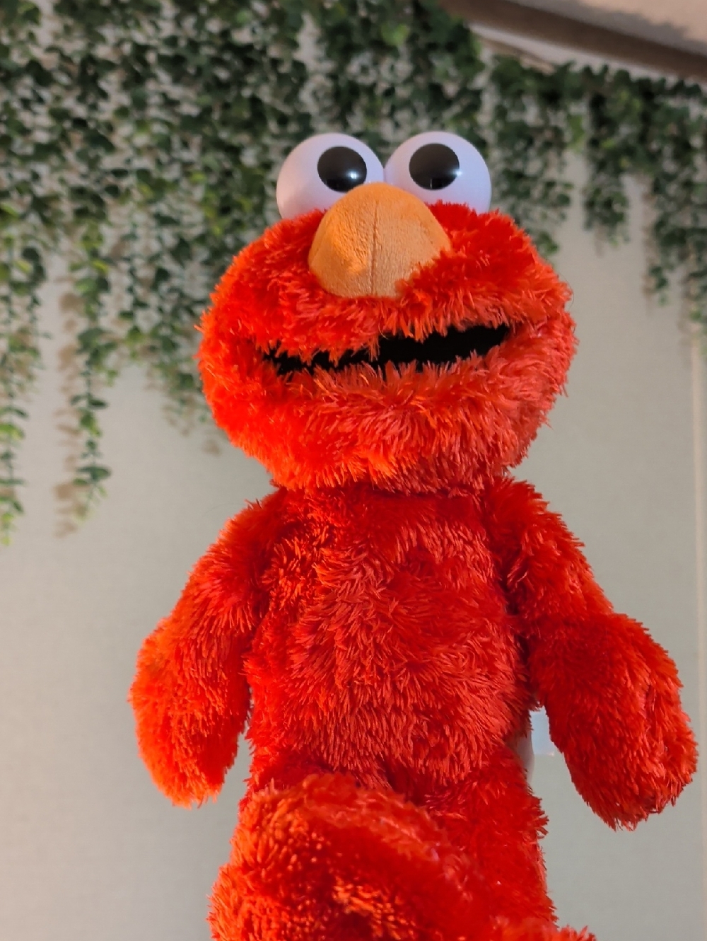Red Elmo Plush Toy - Soft Fuzzy Character
